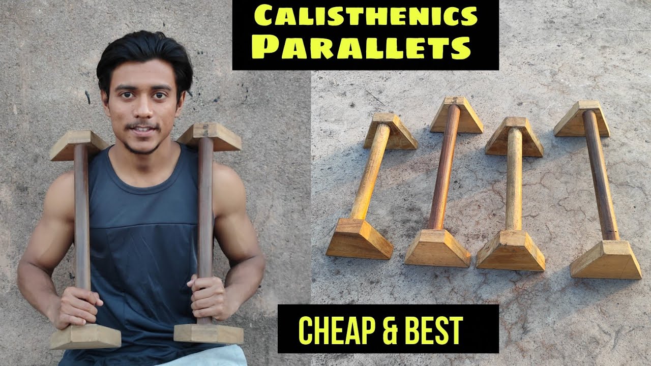 Calisthenics wooden parallets, cheap & best 👌|| How to make parallets at home for calisthenics 💪