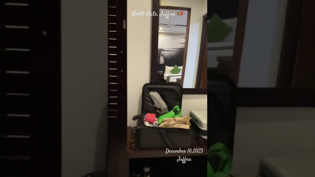 🇱🇰Room tour of North Gate, Jaffna #travel #roomtour #northgate #hoteltour
