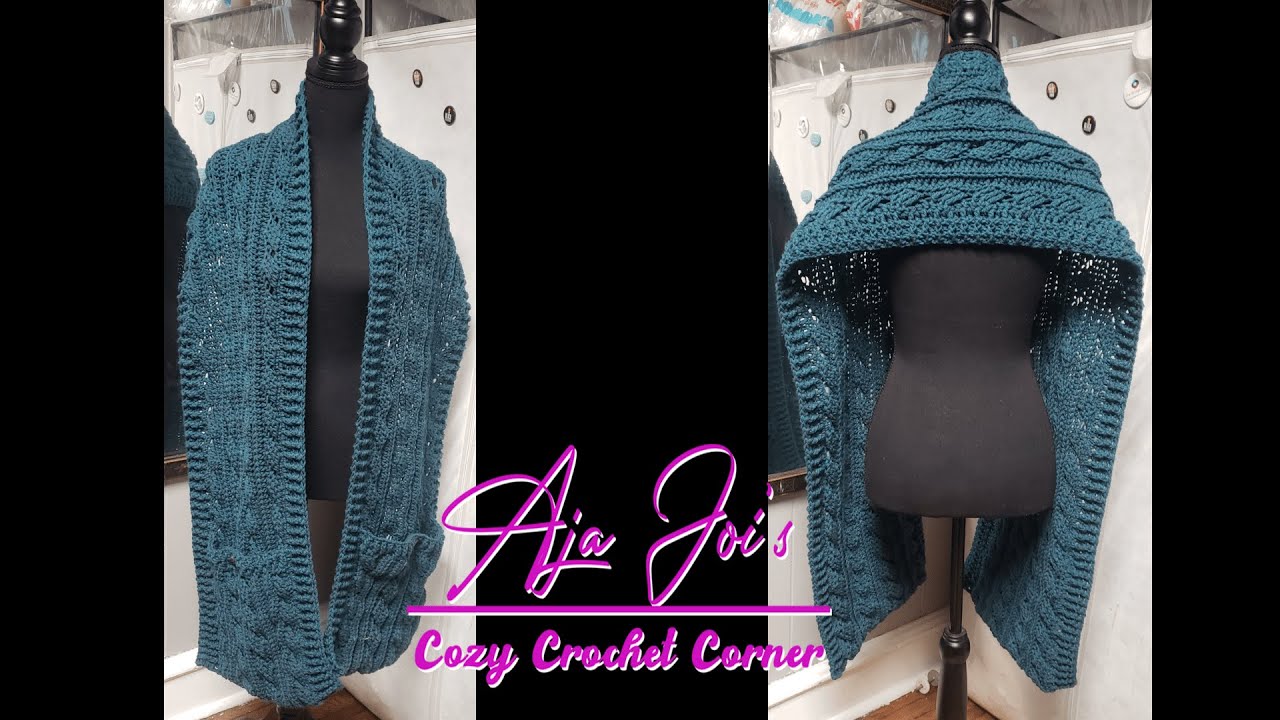 NO SEW Pocketed Shawl