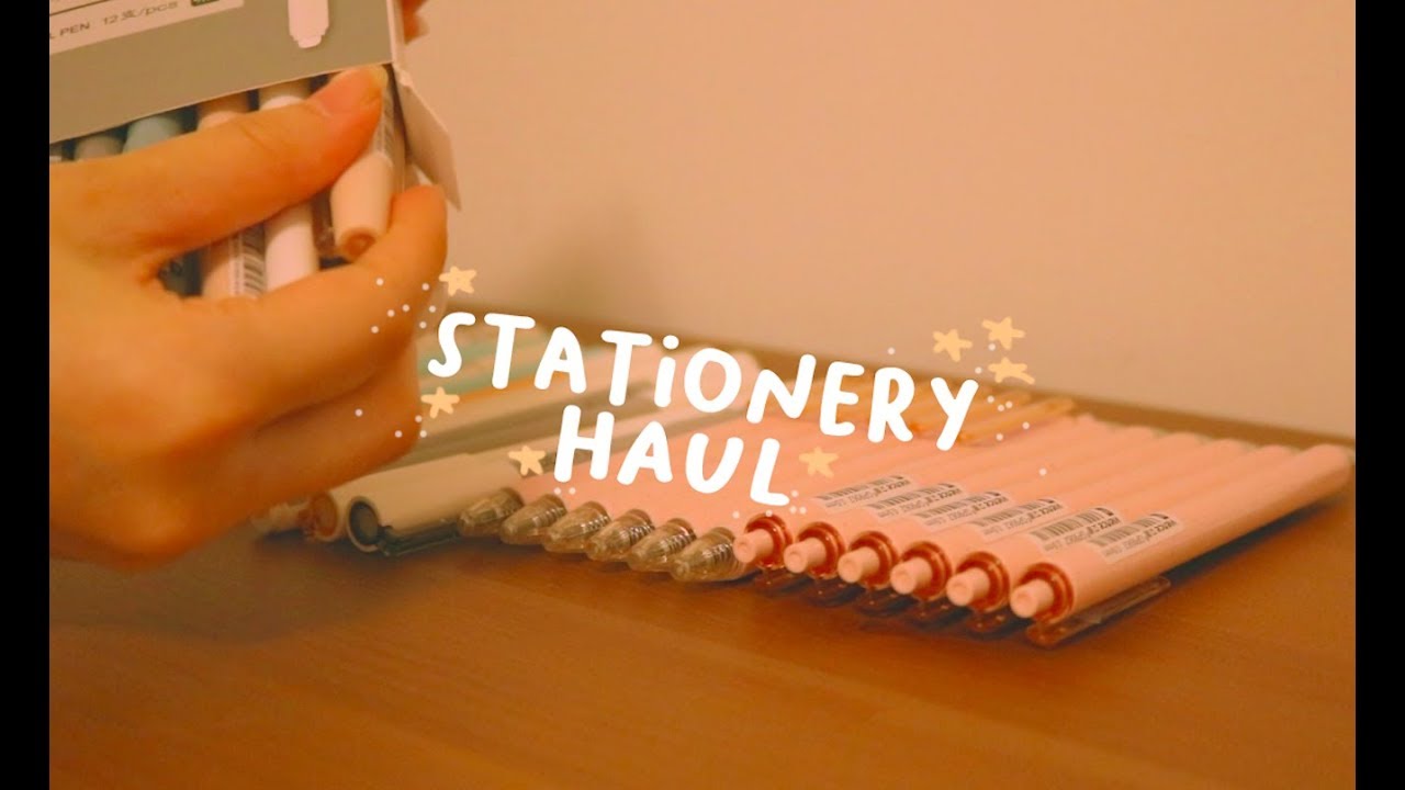 yesstyle stationery haul!🌷