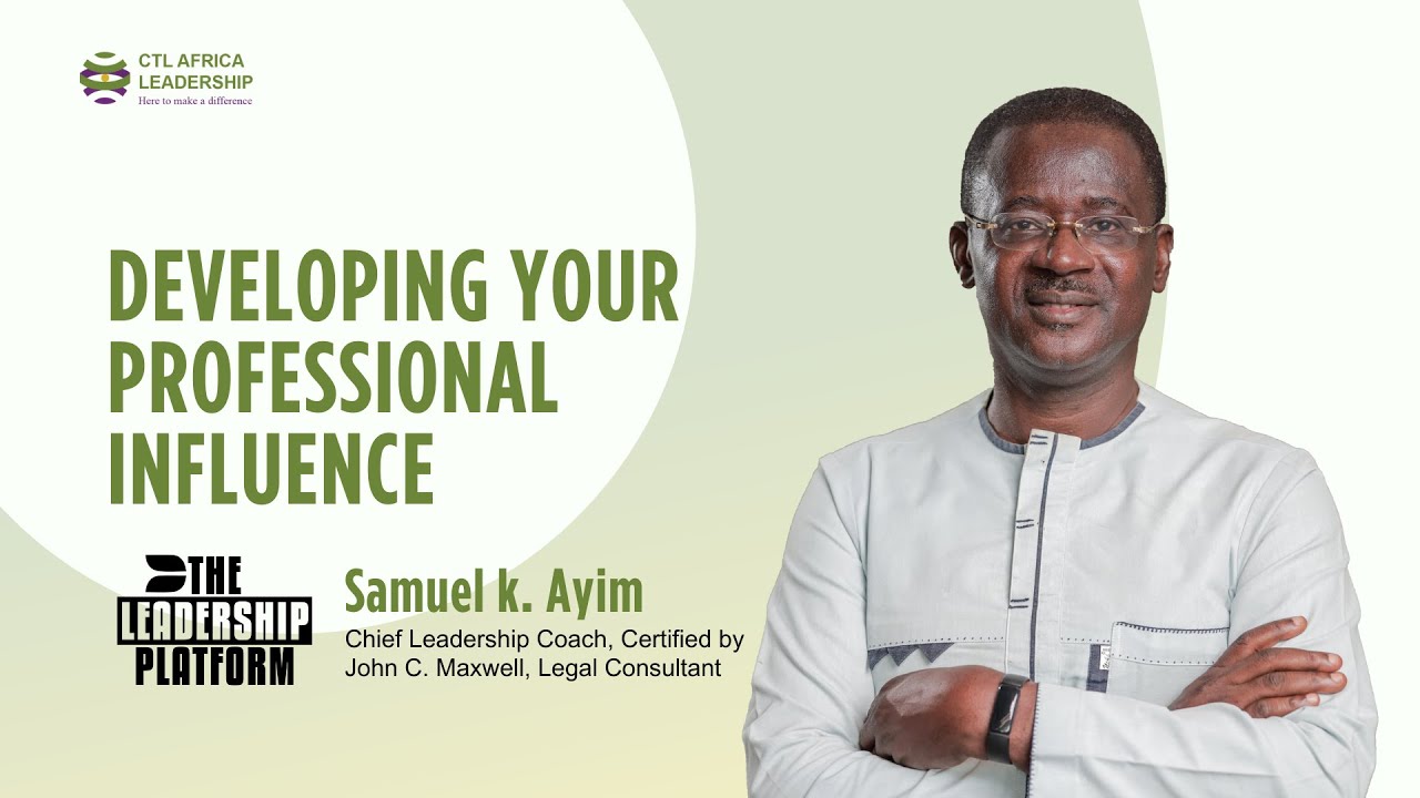 DEVELOPING YOUR PROFESSIONAL INFLUENCE 📱