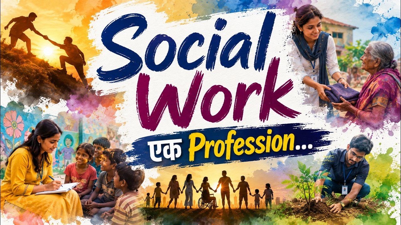 Social work as a profession hindi I social work as a career I why choose social work as profession