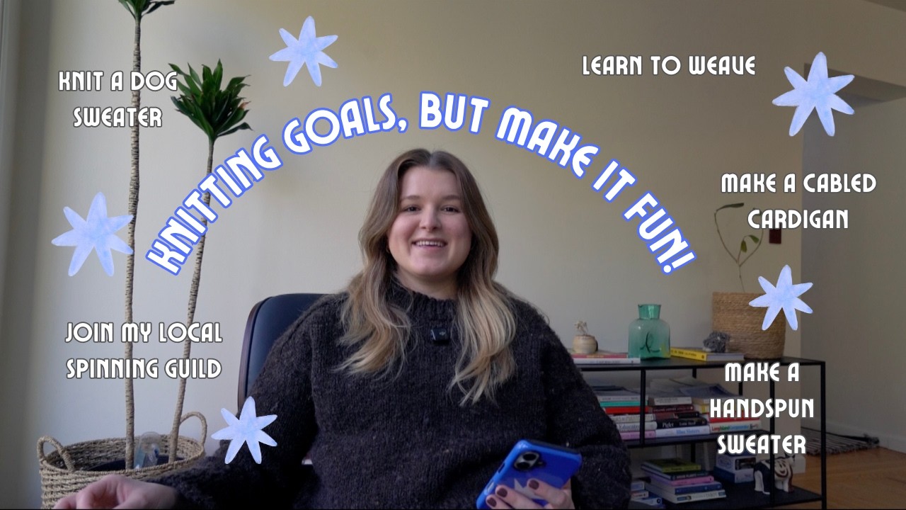 Я превратила свои цели в вязании в карточку бинго ☆ 25 креативных целей в вязании на 2026 год