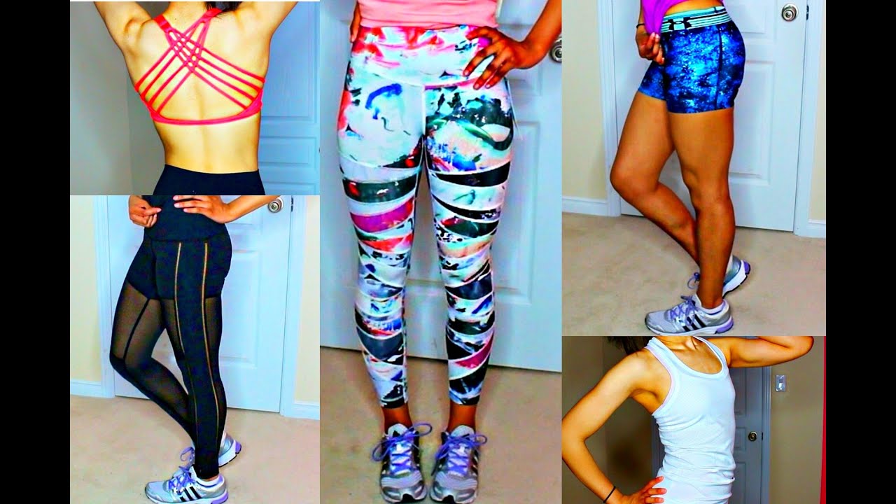 Workout & Fitness Clothing Haul & Try On: LuluLemon, Nike, Under Armour...