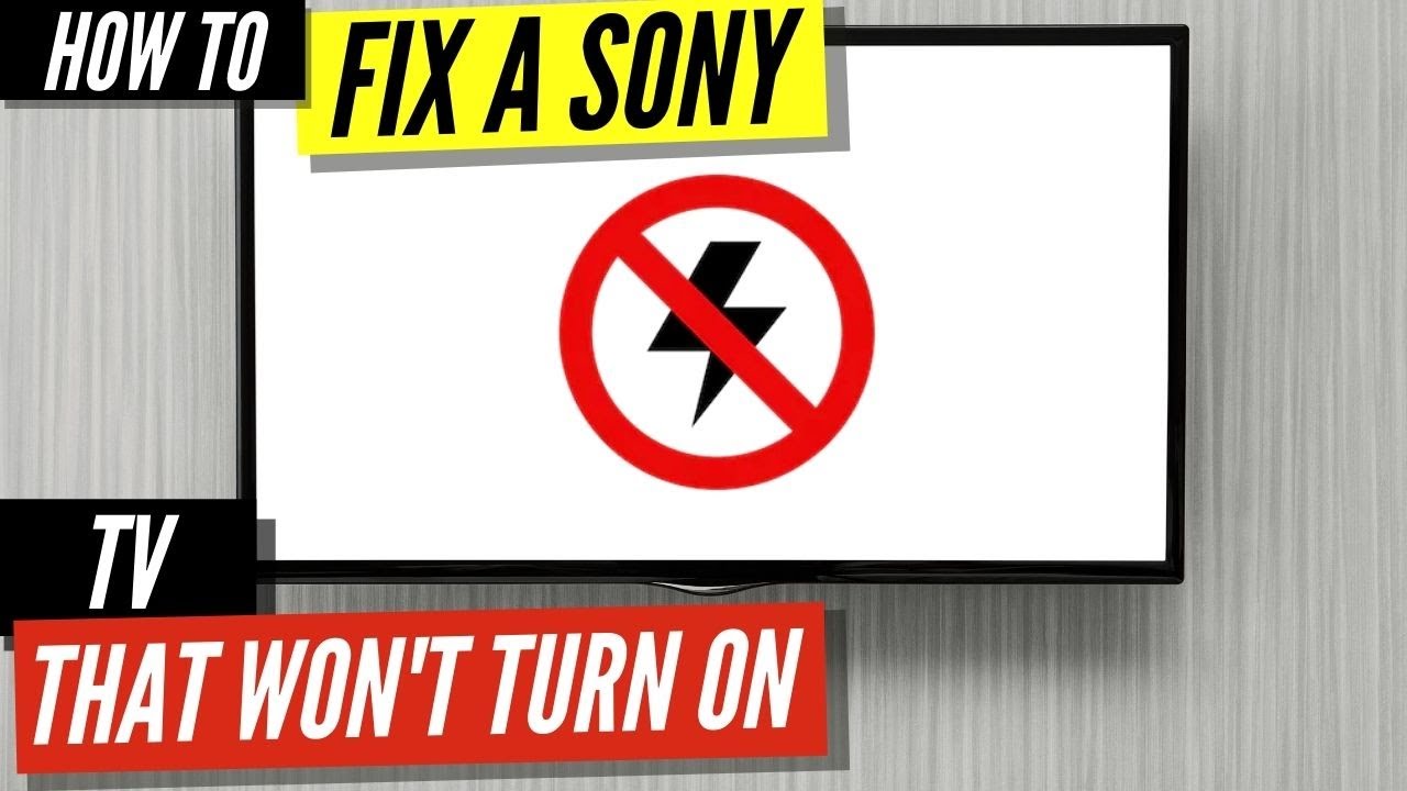 Как починить телевизор Sony, который не включается