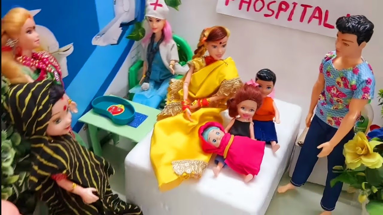 Dilli Wali Barbie Epi-177/Barbie Doll All Day Routine In Indian Village/Barbie Doll Bedtime Story