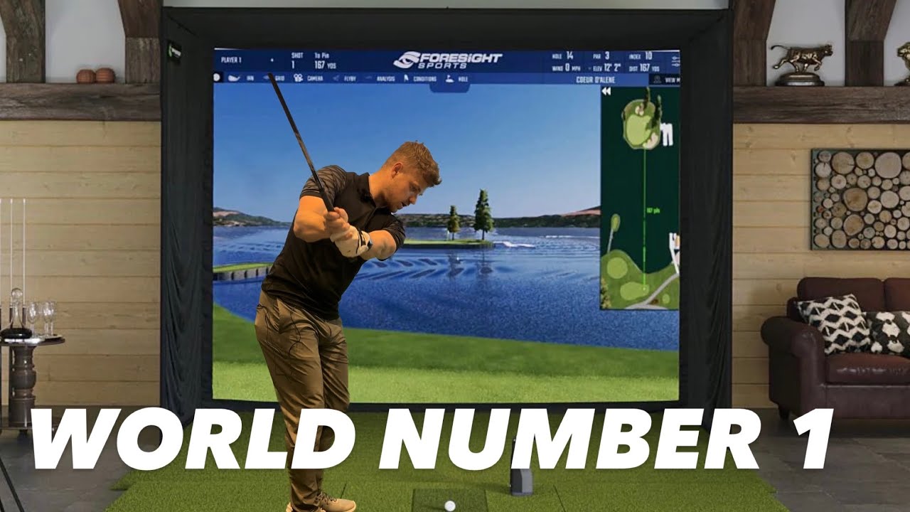 WORLD NUMBER 1 BACK ON THE SIMULATOR GOLF TOUR!