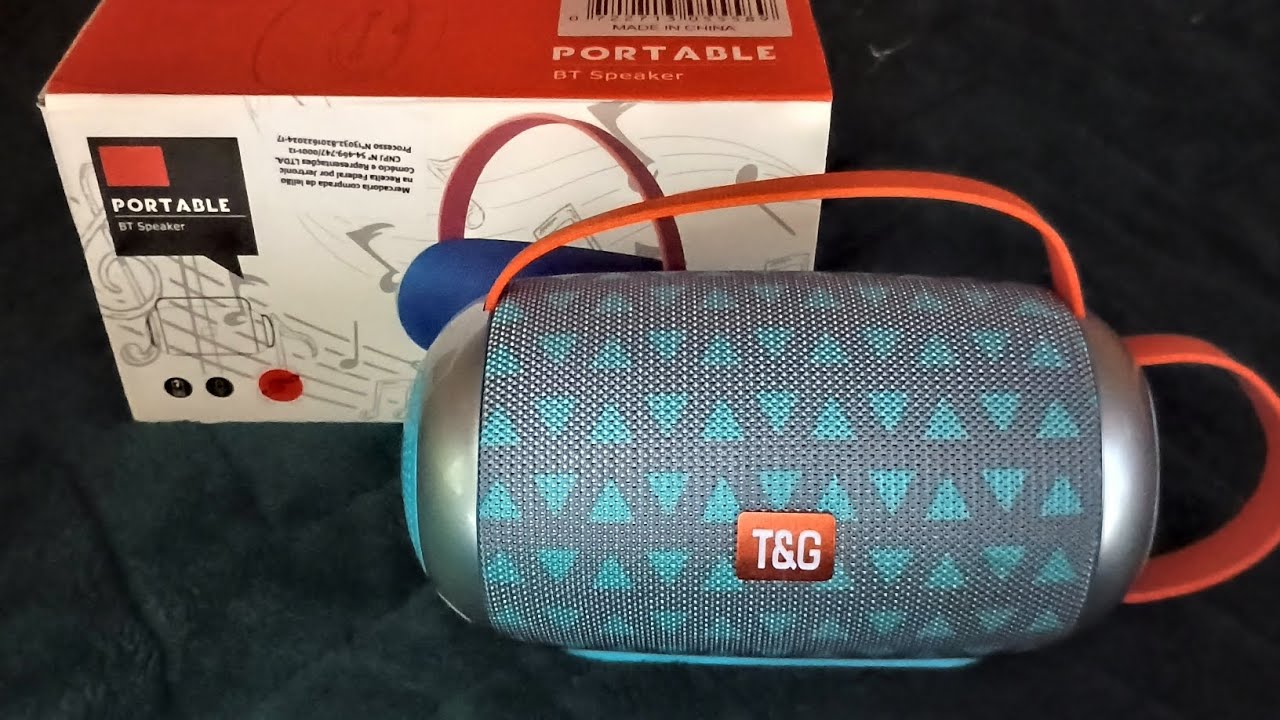 Unboxing caixa de som T&G 112 