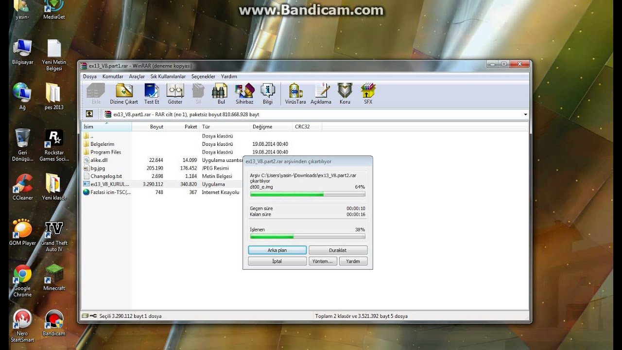 Extreme 13 v8 kurulumu