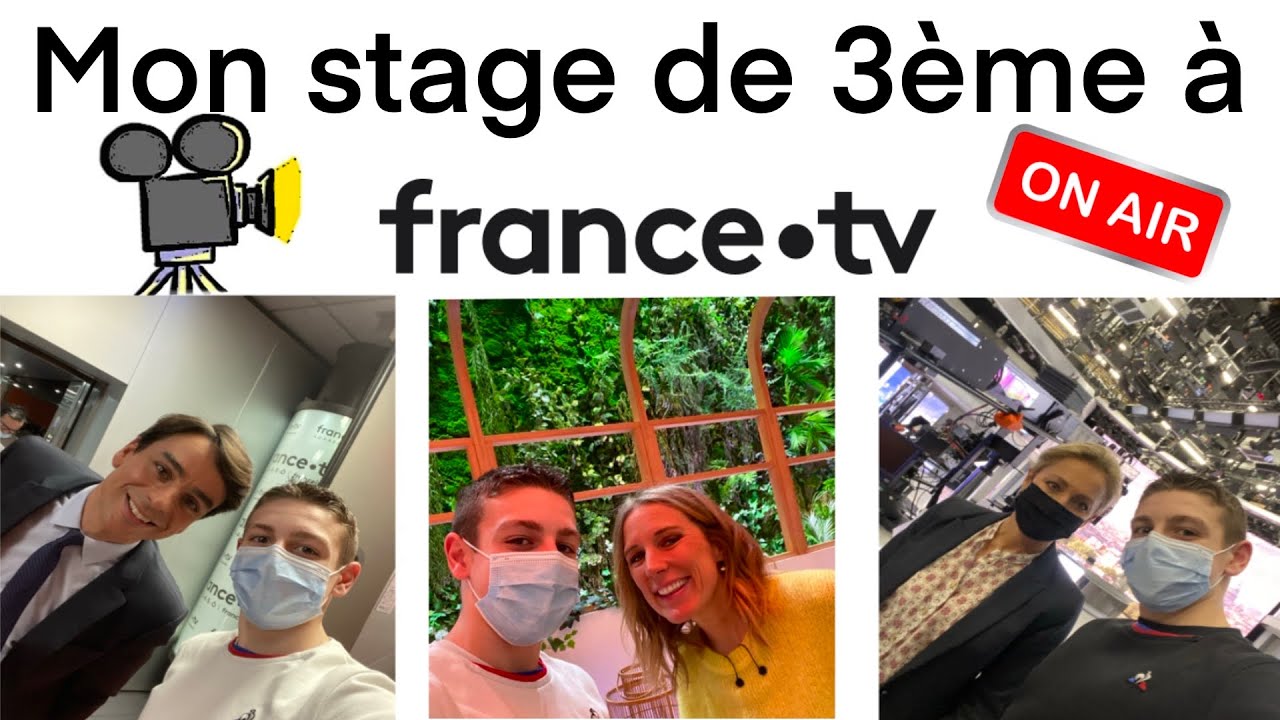 Mon stage de 3ème à France Télévision 🎬🎥📺(rapport de stage en vidéo).
