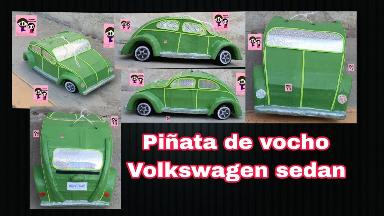 Cómo hacer piñata de Volkswagen sedan , vocho