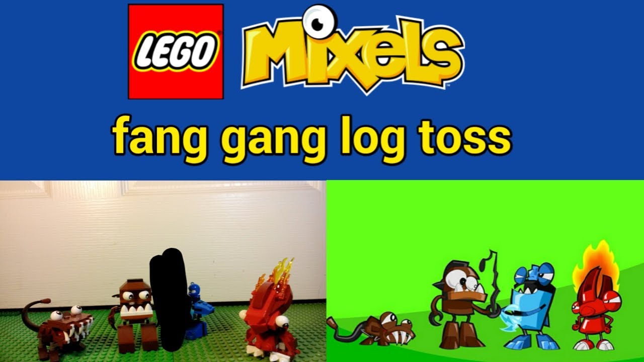 Lego Mixels - Catch Gang Log Toss (покадровая анимация)