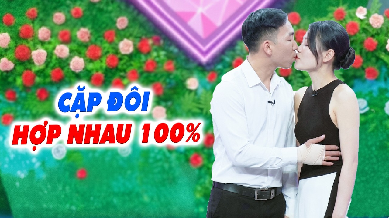Cặp đôi HỢP NHAU 100% bạn gái trắng nõn cực xinh khiến chàng hưng phấ.n tình yêu - Hẹn Hò Quyền Linh