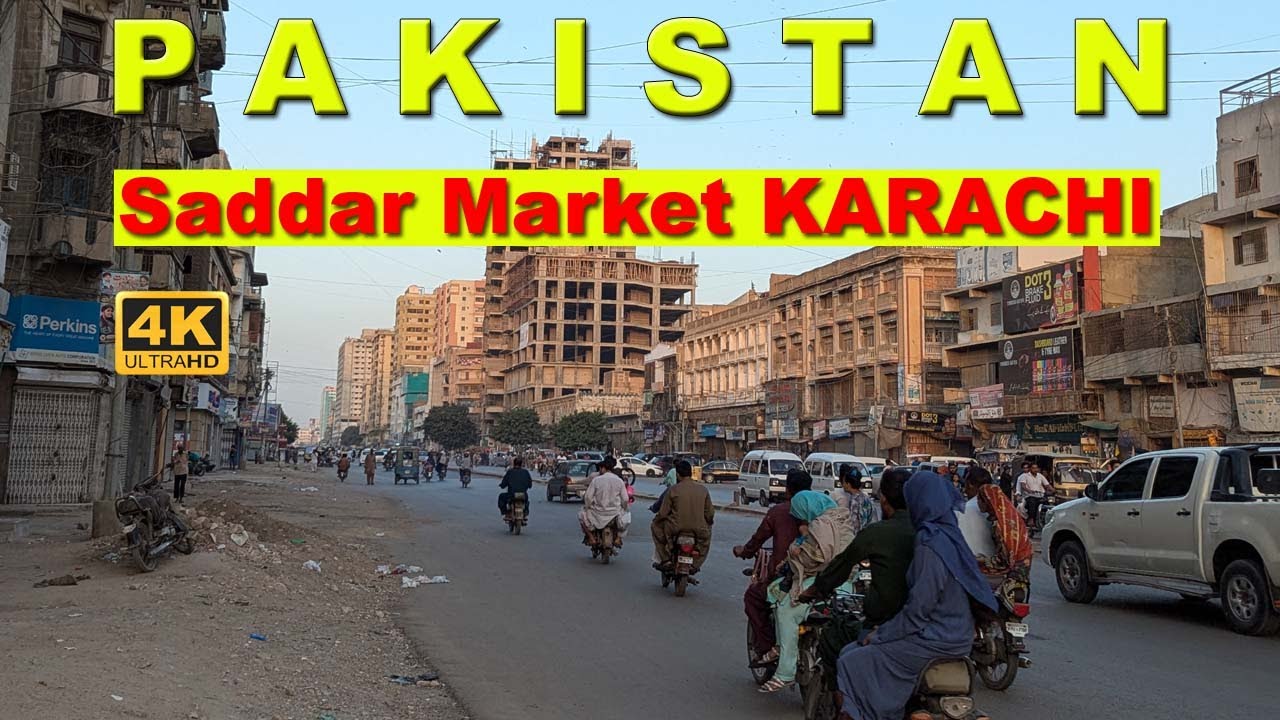 Saddar Market Walking Tour | Karachi, Pakistan | Full Mooni Vlogs | 4K UHD