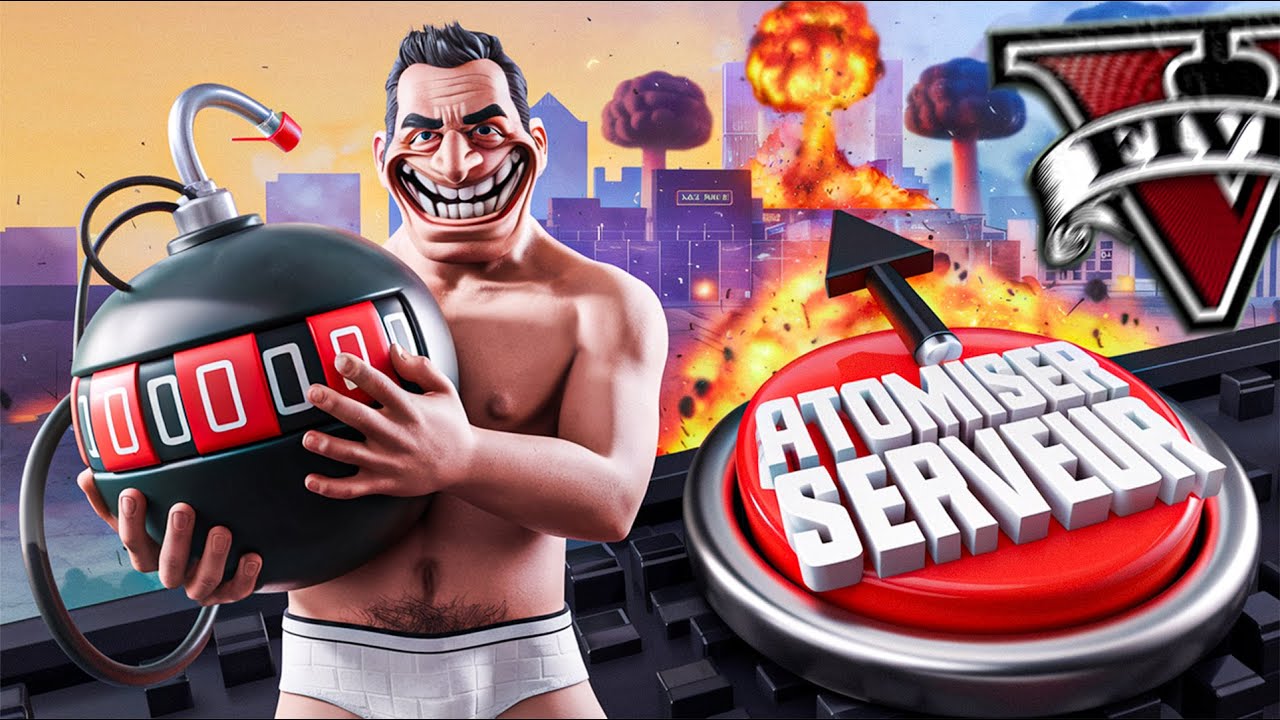 ATOMISER UN SERVEUR D'AIGRIS A LA BOMBE COLLANTE ☠️ (troll gta rp)