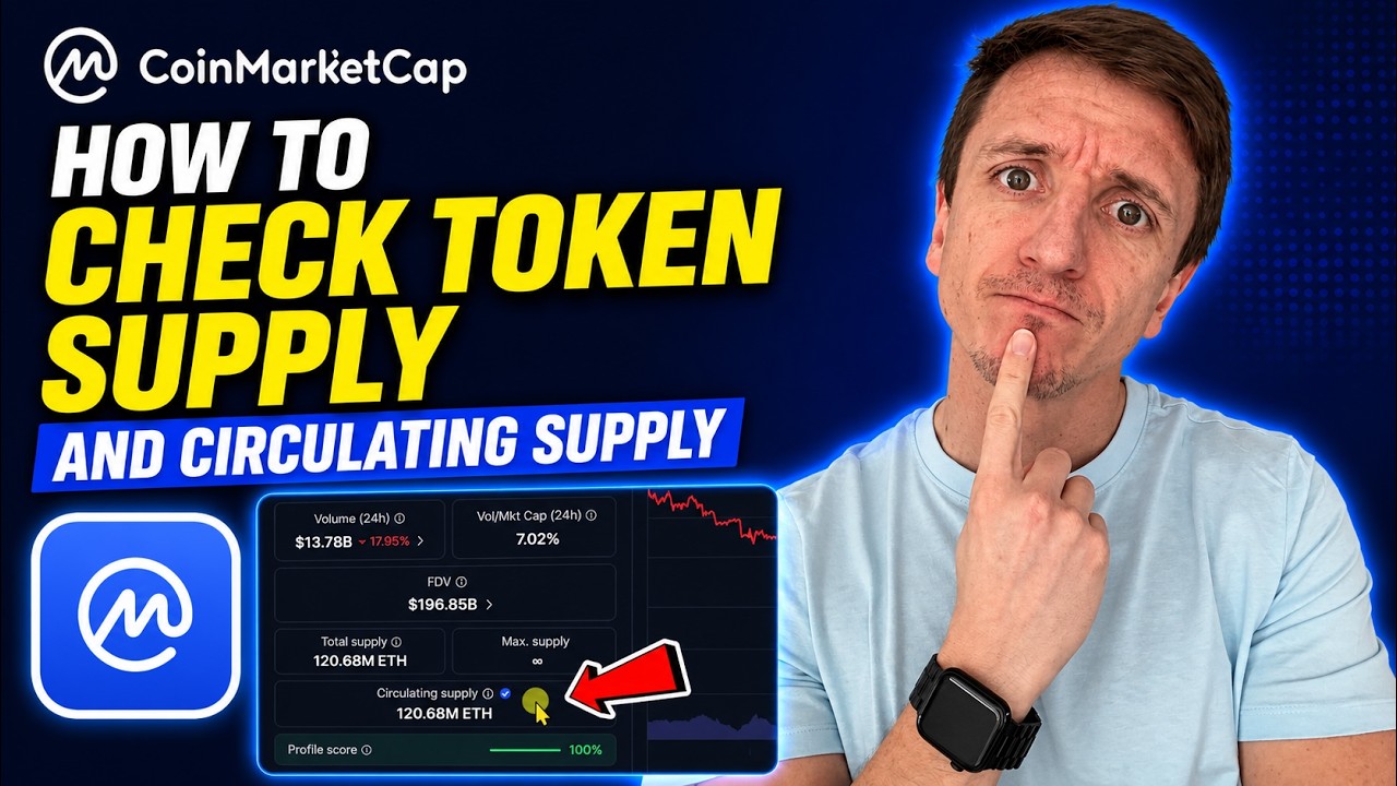 How To Check Token Supply And Circulating Supply On CoinMarketCap