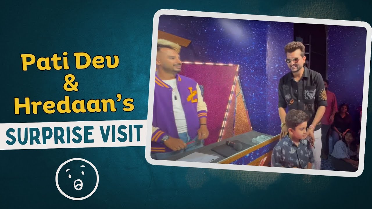 Pati Dev & Hredaan's Surprise Visit on Sets | Yuvraaj Hans | Mansi Sharma Vlogs