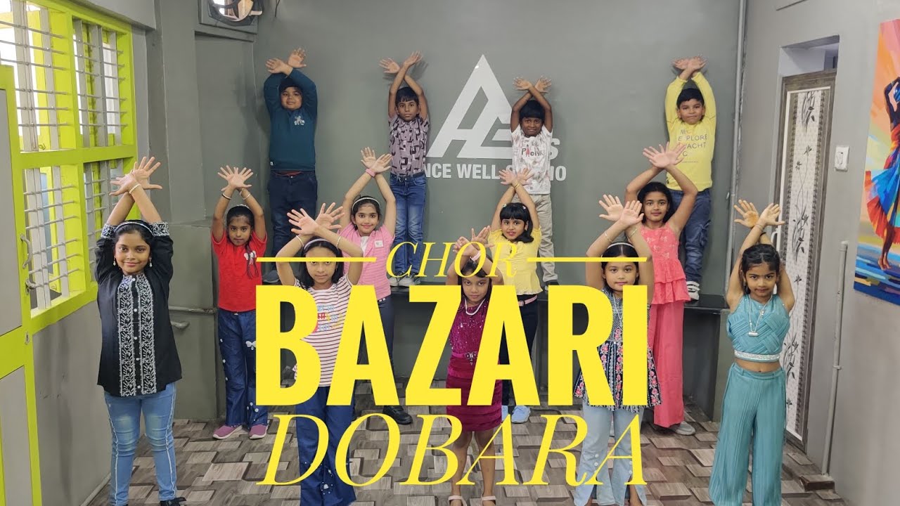 CHOR BAZARI DOBARA | KID'S DANCE | DANCE WELL STUDIO 