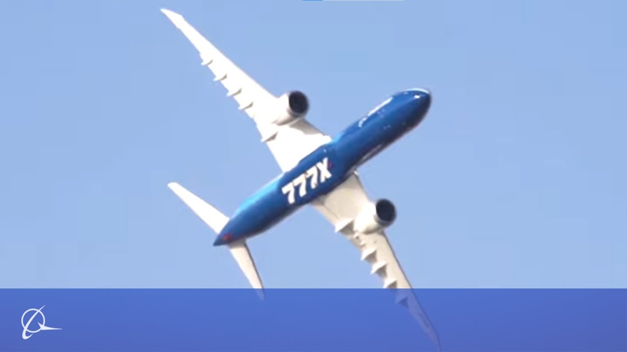 Boeing 777X Vertical Takeoff Flying Display at 2021 Dubai Airshow