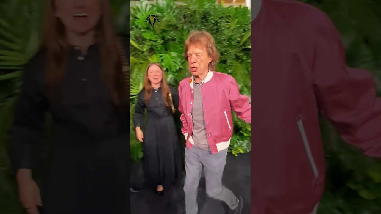 Mick Jagger With His Wife At Event #mickjagger