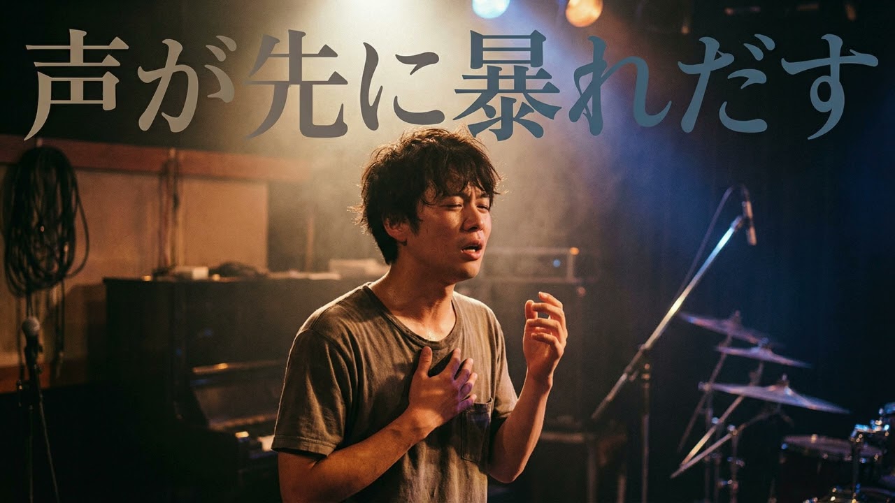 声が先に暴れだす｜感情が追いつく前に、歌ってしまった夜のうた