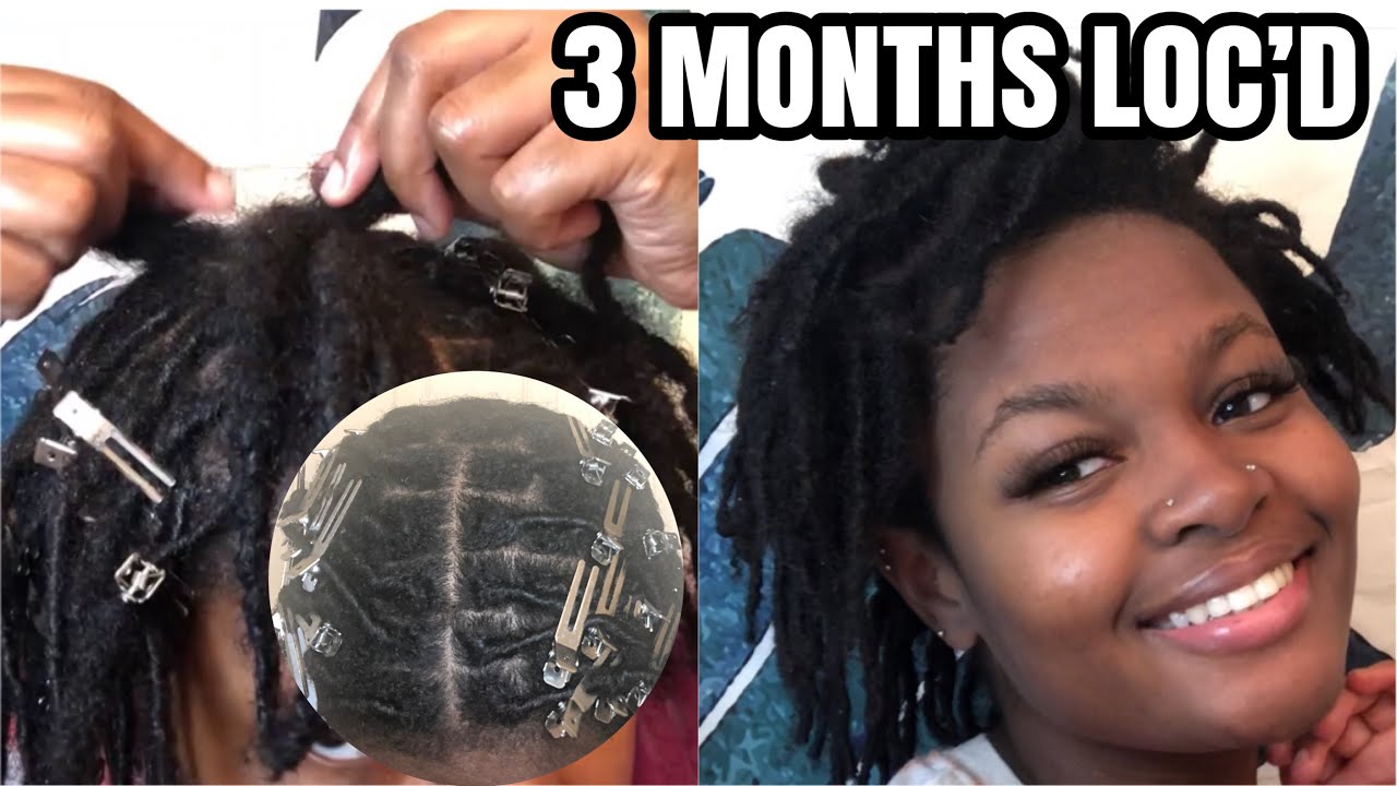 3 Month Loc Update + Retwist | 3 Month Loc Journey | Comb Coils on Type 4 Hair | Popping my Locs |