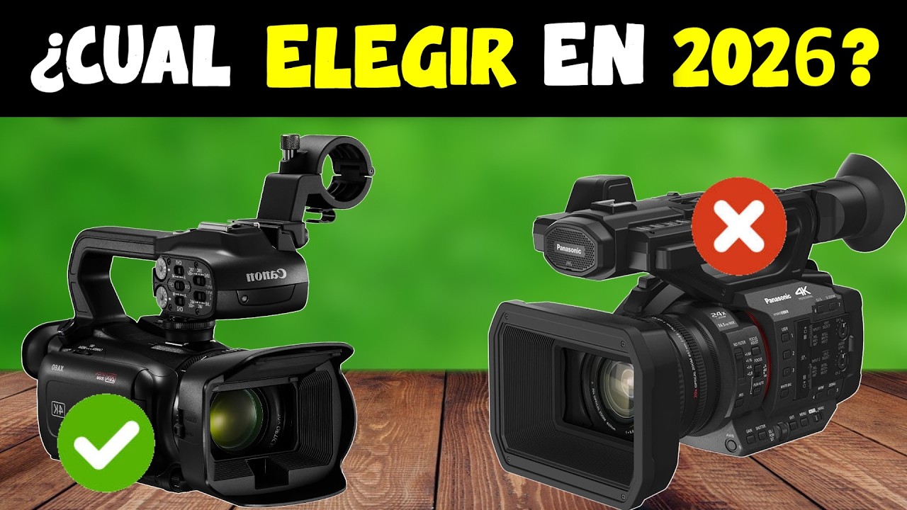 🔥🎥 Las 7 MEJORES Videoc&aacute;maras BUENAS y BARATAS de Amazon [2025]✅[Calidad/Precio] 4K / UHD / Youtube