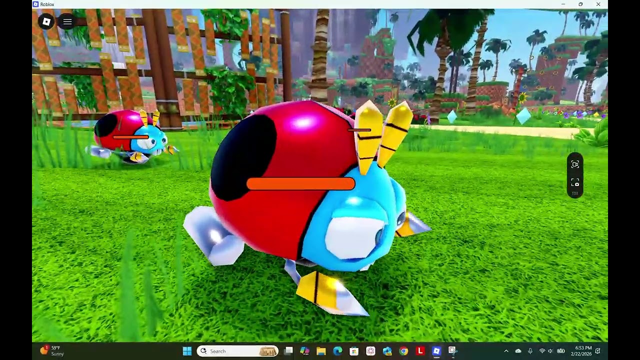 Playing Sonic speed simulator new update 
