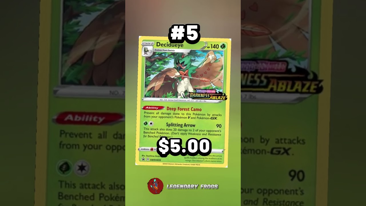 Top 10 Decidueye Cards