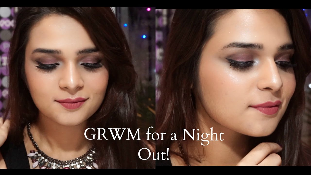 NIGHT OUT - GRWM | Mauve Smokey Eyes