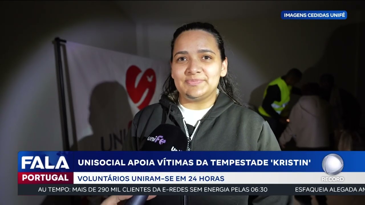 UniSocial apoia vítimas da tempestade 'Kristin'