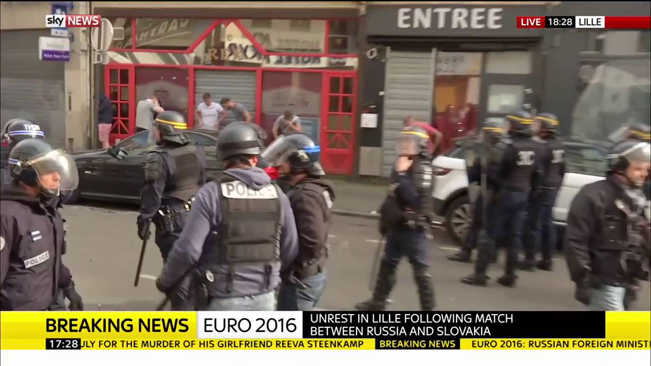 Euro 2016 Violence In Lille