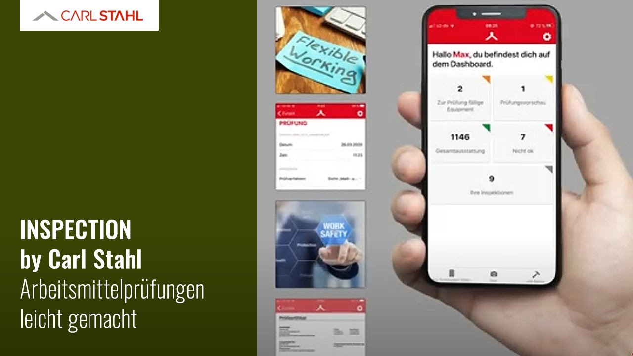 Inspection by Carl Stahl - Arbeitsmittelpr&uuml;fung leicht gemacht! | Carl Stahl GmbH