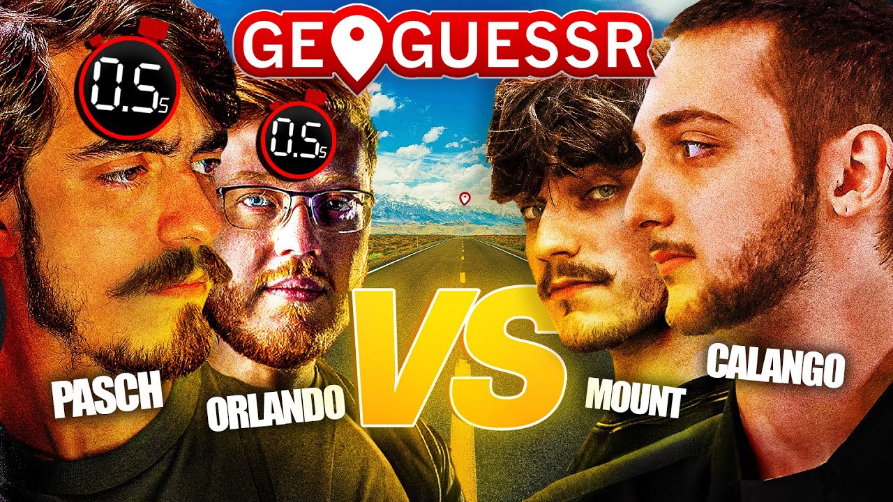 EU E ORLANDO JOGAMOS "BLINK MODE" CONTRA MOUNT E CALANGO - GeoGuessr