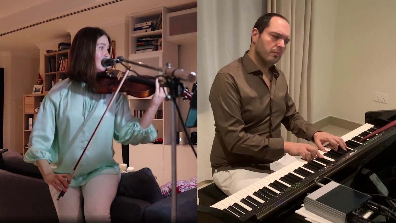 Voy a apagar la Luz/Contigo Aprendi' in Luis Miguel style -Piano & Violin cover by GianniM feat.MeMa