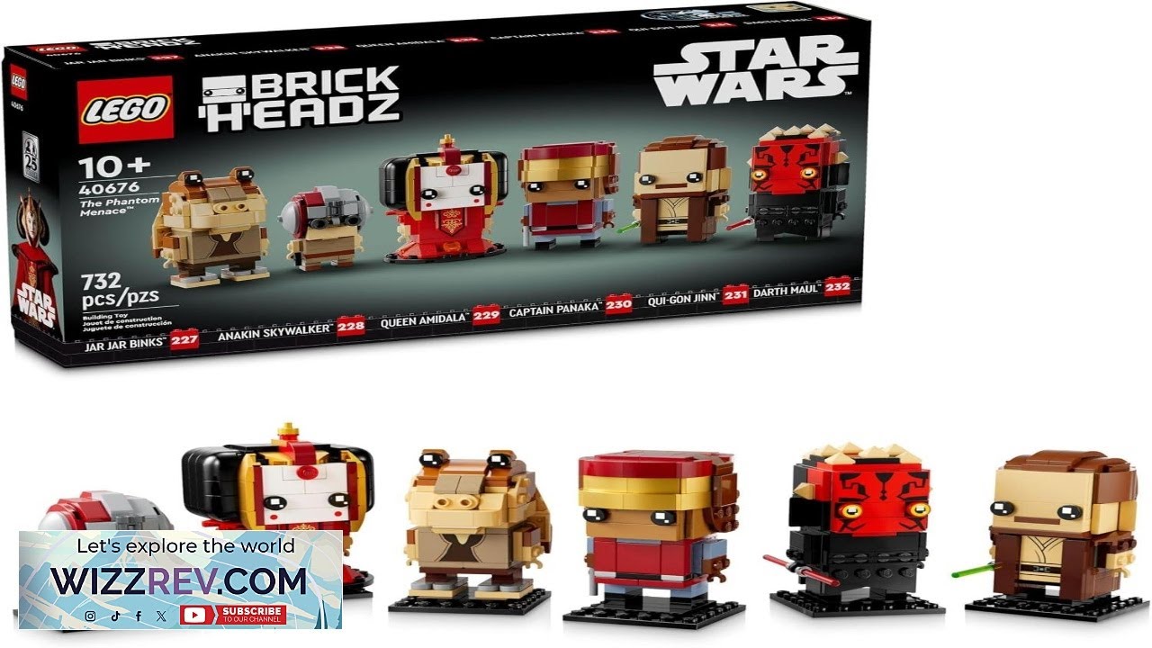LEGO Star Wars BrickHeadz Коллекционные фигурки «Скрытая угроза» по мотивам «Звёздных войн»