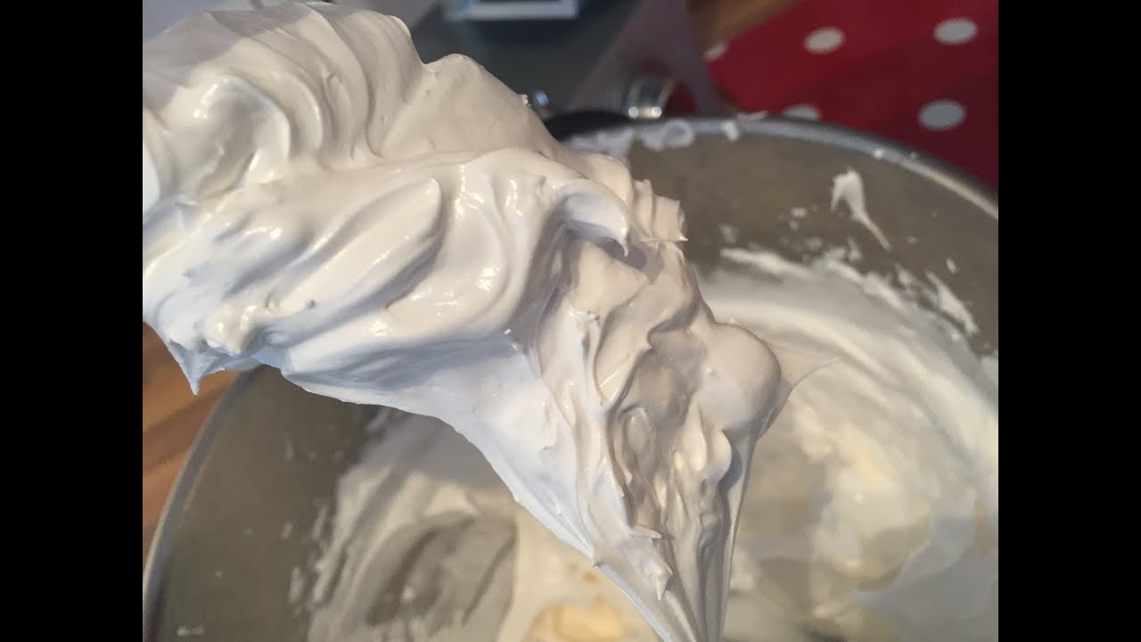 كريمةبياض البيض بالقطرواسباب فشلها ونجاحها بالتفصيل/Eiweisscreme für Tortendekorationen