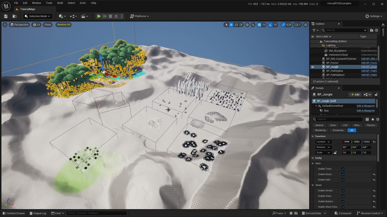 PCG Unreal 5.3 Updates - Unreal 5.3 Tutorial - Part 10
