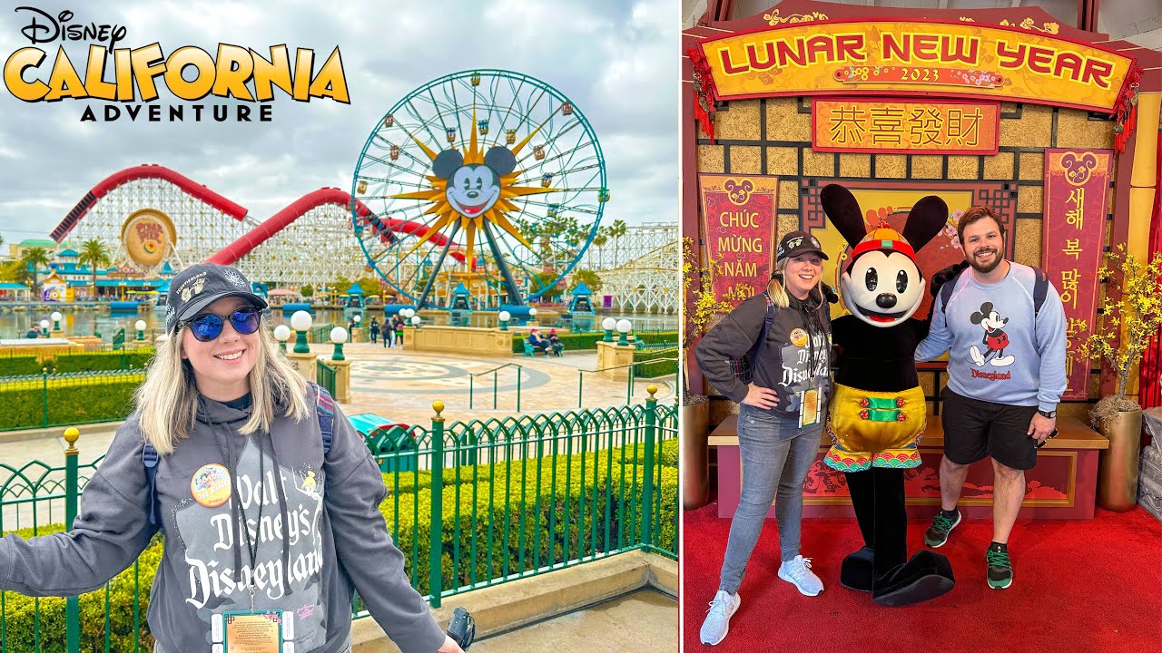 Disney California Adventure MY FIRST TIME! Cars Land, Pixar Pier, Lunar New Year, Avenger's Campus!