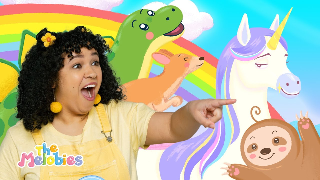 Unicorns and Dinosaur Song | Magical Animal Song Compilation