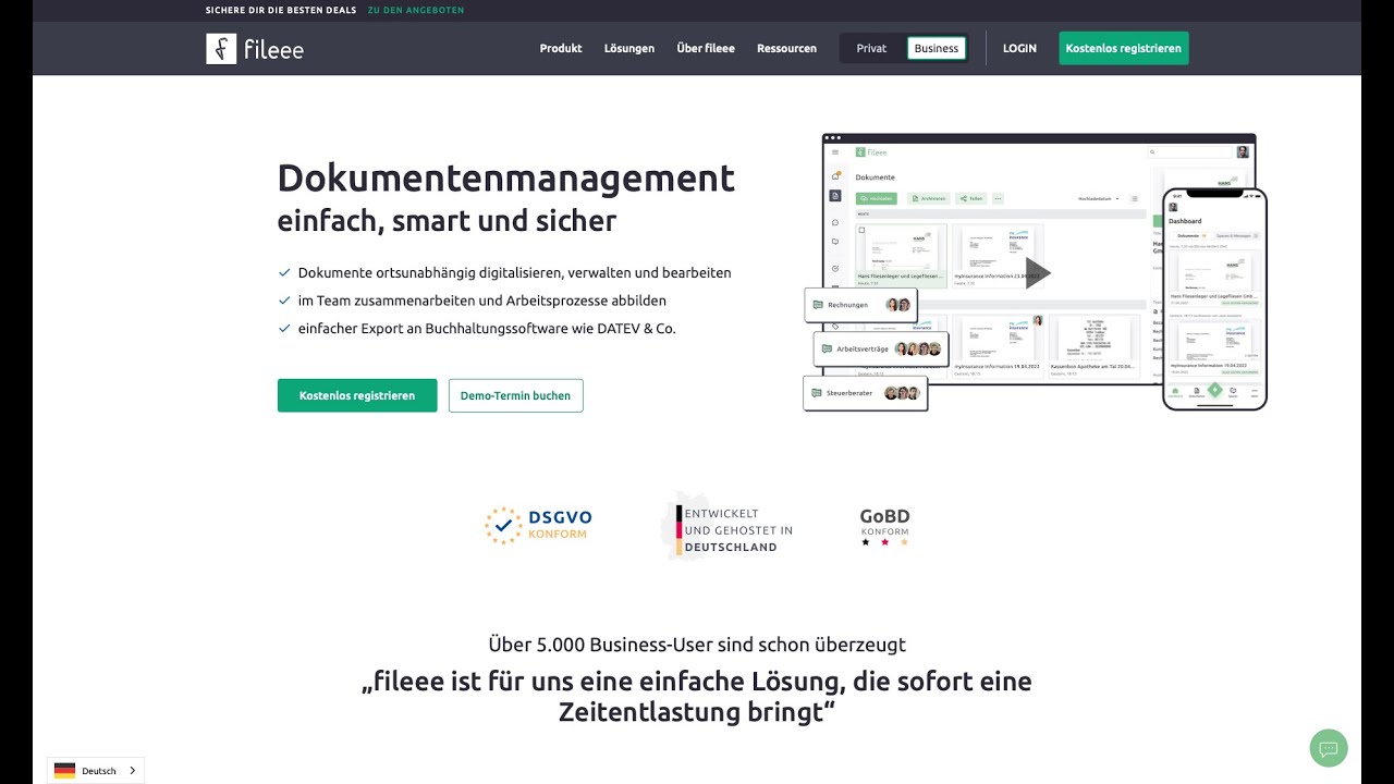 fileee kurz erklärt – Dokumentenmanagement einfach, smart und sicher