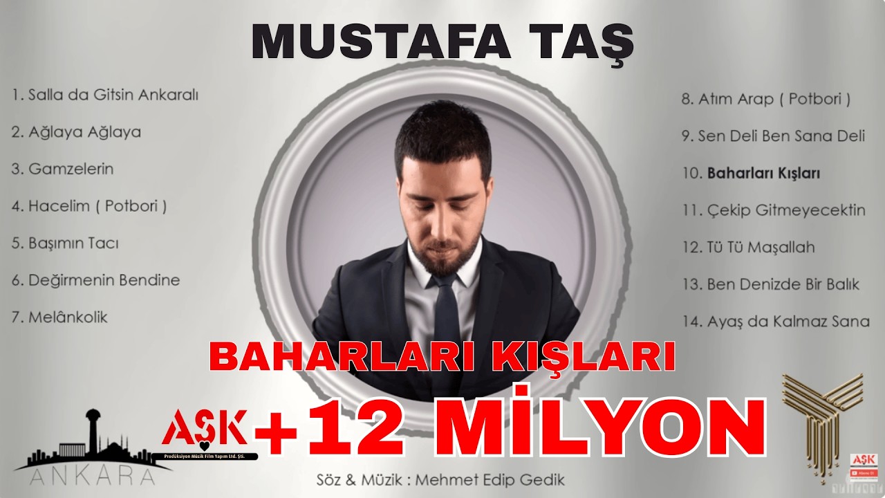Mustafa Taş - Baharları Kışları #aşkprod&uuml;ksiyon #mustafataş #visualizer #ankaraoyunhavaları