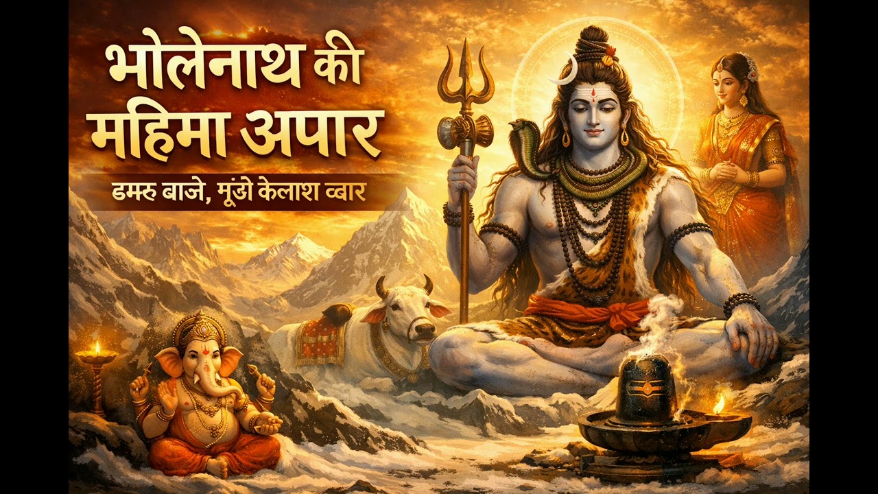 भोलेनाथ की महिमा अपार । BHOLE NATH KI MAHIMA APAR । SHIV MAHIMA