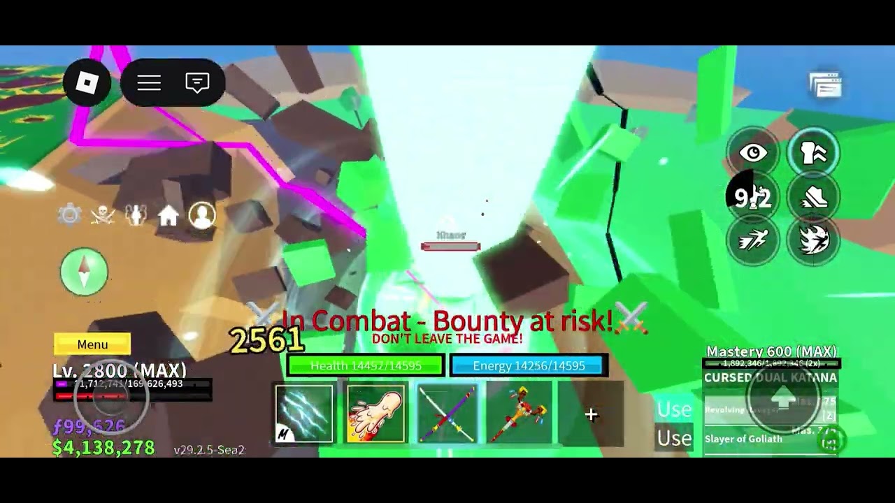 Bloxfruits dough pvp mobile