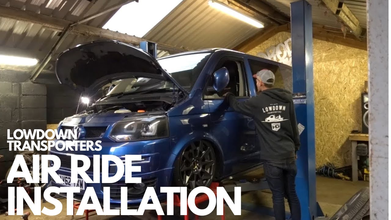 Lowdown Transporters VW Transporter T5-T6.1 air ride suspension installation - Air Lift 3P - How To