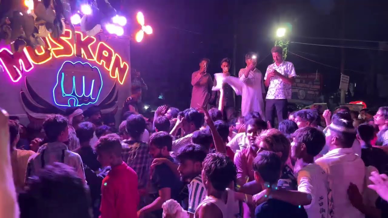 DJ muskan Bareilly muharram bareilly crowd😱😱dj muskan Bareilly tajiya Bareilly muharram djmuskanbly