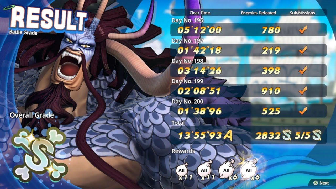 Days 191- 200 Special Log Koby's Combat Chronicle & Walkthrough | One Piece Pirate Warriors 4