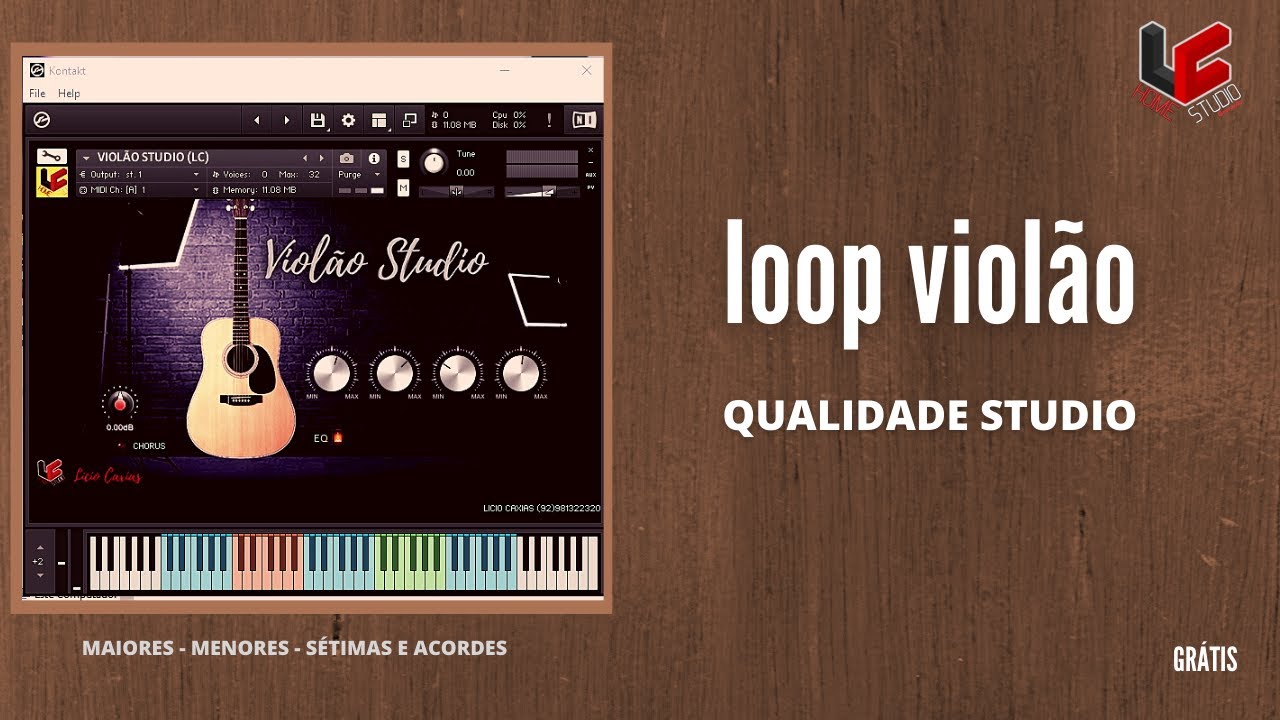 LOOP VIOLÃO (Qualidade Studio)  Grátis