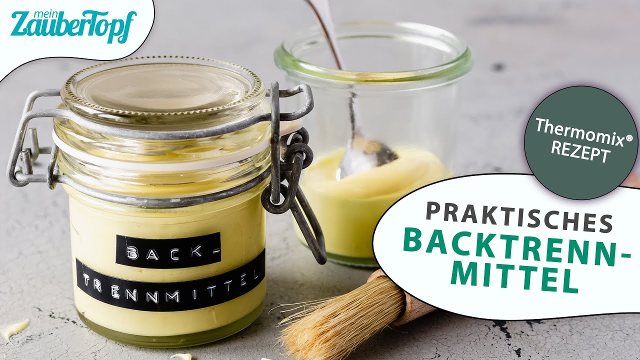 😍😍 MEGA praktisch: So machst du selber Backtrennmittel im Thermomix®! 💪 | Thermomix® Rezept