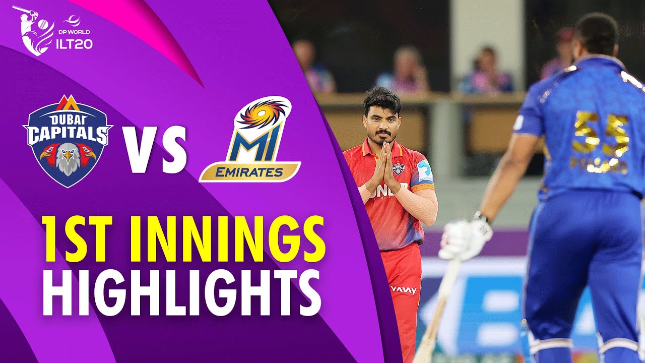 1st Innings Highlights | Dubai Capitals vs MI Emirates | Match 18 | DP World ILT20 | M3Y1K